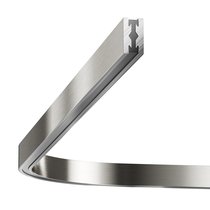 Радиусный коннектор для шинопровода Flarity платина - Maytoni