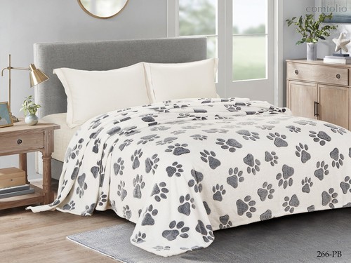 Плед 200/266-pb Микрофибра Бамбук 200х220 - АльВиТек