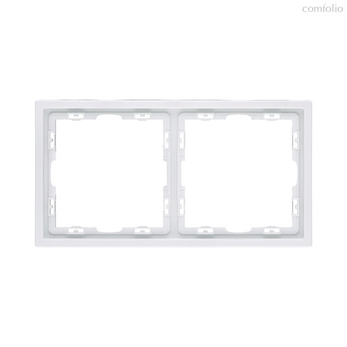 Рамка 2-постовая, белый матовый Kollinger Eclipse EC2WH - Kollinger