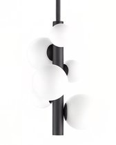 Чёрный подвесной светильник Квинт