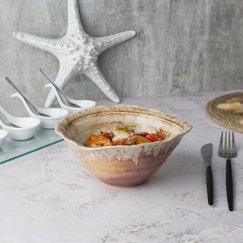 Салатник 450 мл d 17,5 см h7,5 см Pearl Coral Flower Frutti di Mare P.L. - P.L. Proff Cuisine