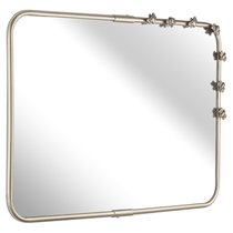 Зеркало настенное МЁД (M), цвет Состаренное серебро