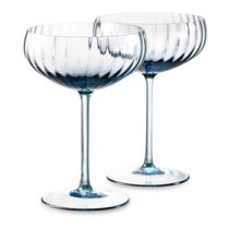 Набор креманок для шампанского Anna Von Lipa Лион 280 мл, 2 шт, стекло хрустальное, дымчатый - Anna Von Lipa