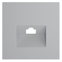 Накладка для розетки компьютерной RJ45 кат.6, S70 серый - Voltum