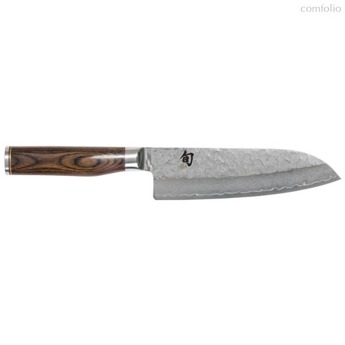 Нож Сантоку KAI "Шан Премьер" 18см, ручка дерева пакка - Kai