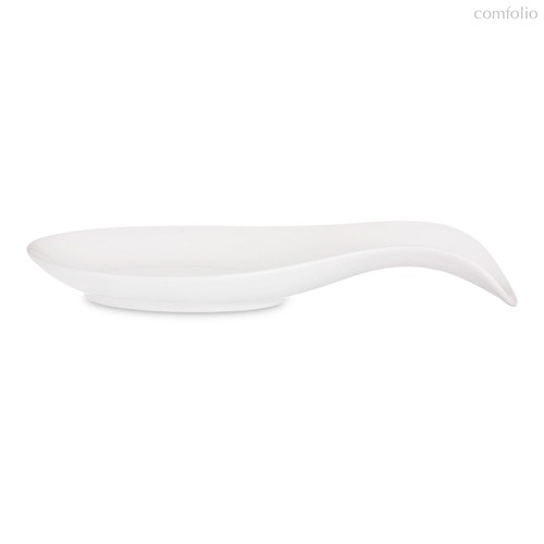 Подставка для ложки Narumi Белый декор 25х11х3,5 см, фарфор костяной - Narumi