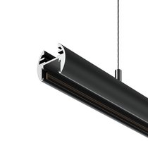 Шинопровод 1м подвесной круглый Basity, черный - Maytoni