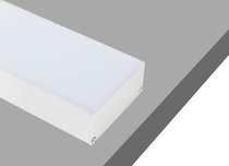 Donolux накладной алюминиевый профиль, 2 метра, габариты в сборе: 70х35х2000 мм. Белый матовый, RAL9 - Donolux