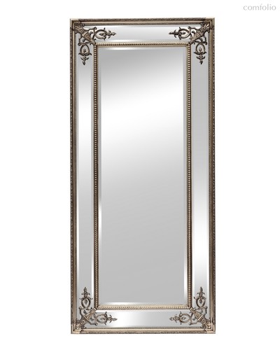 Серебряное зеркало в полный рост Венето, цвет античное серебро - Louvre Home