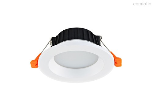 Donolux LED Ritm Светильник встраиваемый, 9W, 763Lm, D122хH65мм, со сменой цвета 3000-6000К, IP44, 1, цвет белый - Donolux