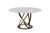 Стол обеденный белый керамика d130x75см - Garda Decor