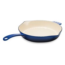 Сковорода-гриль LAVA d28 см, 2,16 л, чугун, синяя - Lava
