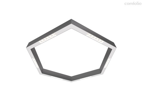 Donolux LED Eye-hex св-к накладной, 36W, 900х780мм, H71,5мм, 2090Lm, 48°, 3000К, IP20, корпус алюмин, цвет алюминий - Donolux