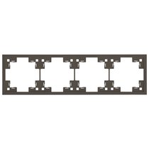 Четырехместная рамка 35840 CP, капучино - Rikett