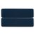 Простыня на резинке темно-синего цвета из коллекции Essential, 180х200х30 см - Tkano