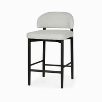 Полубарный стул Daisy Lofty, цвет серый/черный - Cosmo