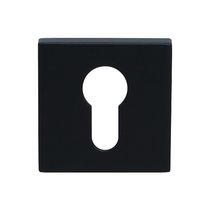 Накладка на ключевой цилиндр SILLUR CL-L M.BLACK (Чёрный, антибактериальное покрытие) - Archie