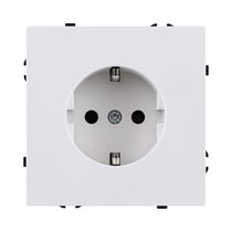 Розетка штепсельная SCHUKO 16A/250 В, белый глянцевый Kollinger Eclipse EC-014WG - Kollinger