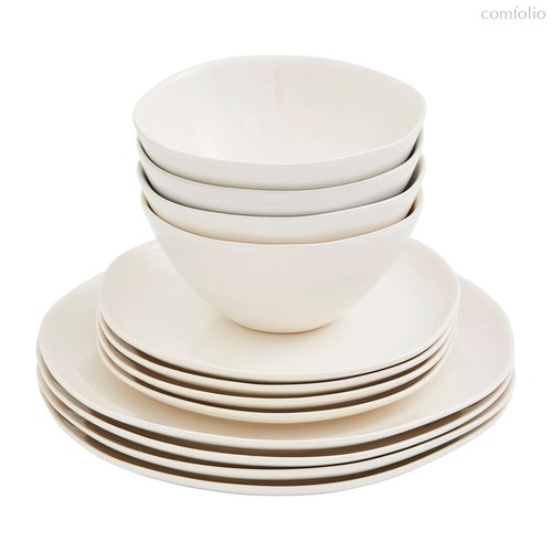Сервиз столовый Portmeirion Софи Конран Арбор на 4 персоны 12 предметов, керамика, кремовый, п/к - Portmeirion