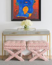 Консоль-стол бежевая Монтгомери, цвет бежевый - Louvre Home