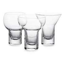 Набор бокалов для коктейлей Krosno Шейк, 3 шт, 190мл, 150мл, 200мл, стекло - Krosno