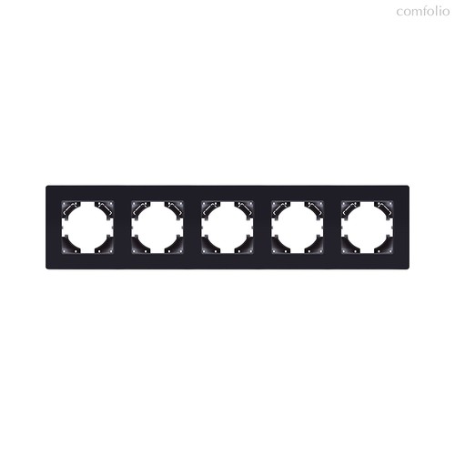 Рамка 5-постовая, черный Kollinger Eleganz Acryl EA5BK - Kollinger