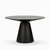 Обеденный стол Glo диаметр 120, цвет матовый черный - Cosmo