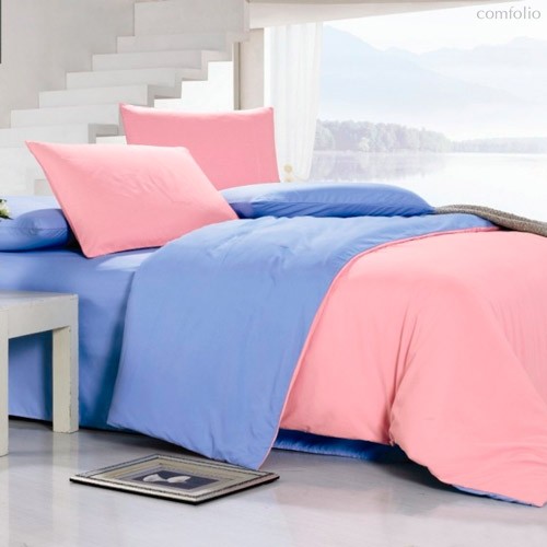 Коралл - комплект постельного белья, цвет розовый, 1.5-спальный - Valtery
