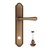 Дверная ручка Venezia Callisto WC-4 на планке PL98 матовая бронза - Venezia Collezione