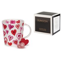 Кружка Dunoon "Влюблённые сердца. Ломонд" 320мл (розовая) - Dunoon