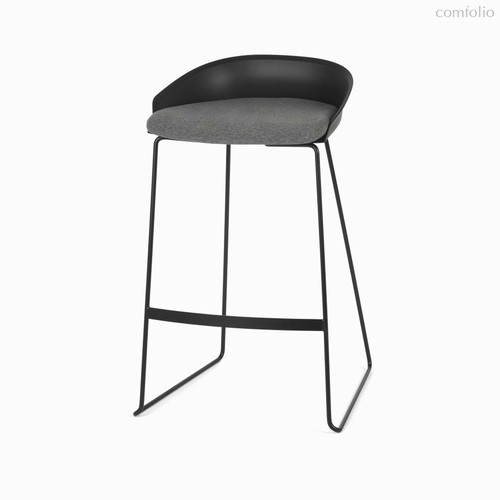 Барный стул Wally, цвет темно-серый/черный - Cosmo