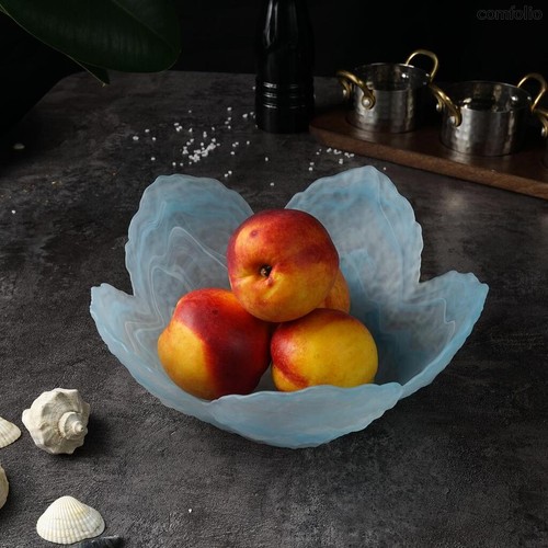 Салатник 700 мл d 22 см h10 см Blue Sunset звезда матовое стекло 4шт. - P.L. Proff Cuisine