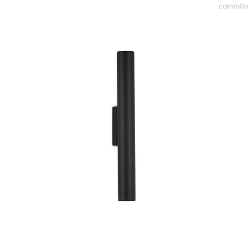 Compass светильник настенный, 2х10W, D45xH380мм, 2069Lm, AC90-264V, Ra>90, 24°, 3000К, IP20, черный, источник питания в комплекте - Donolux