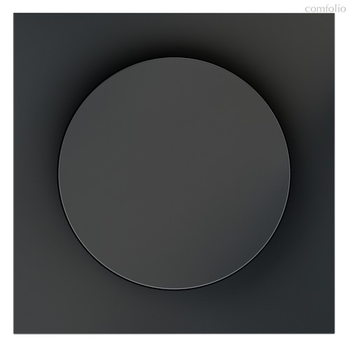 Накладка для светорегулятора поворотно-нажимного, S70 графит - Voltum