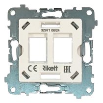 Суппорт для двойной информационной розетки - Rikett