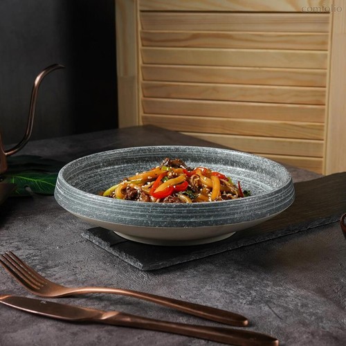 Салатник 840 мл d 23 см h5,6 см глазурь Glossy Stone Untouched Taiga P.L. Proff Cuisine - P.L. Proff Cuisine