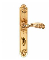 Ручка FLOR S. GOLD (OL) (на планке с завёрткой, матовое золото) - Archie