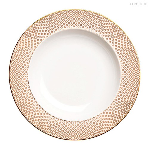 Тарелка суповая Rosenthal Францис Карро Беж 22 см, фарфор - Rosenthal