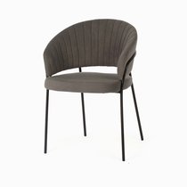 Обеденный стул Must, цвет серый/черный - Cosmo Red