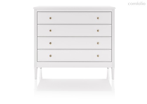 Комод Elit 4 ящика (белый) - Ellipse