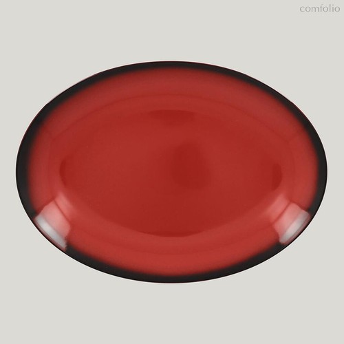 Блюдо овальное RAK Porcelain LEA Red 32 см (красный цвет) - RAK Porcelain