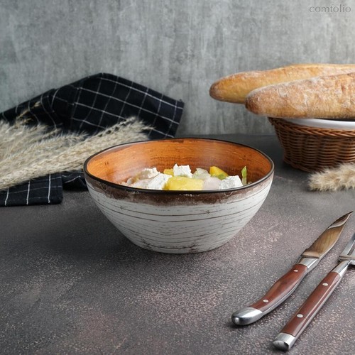 Салатник 700 мл d 15,5 см h6,4 см Wood Fusion 4шт. - P.L. Proff Cuisine