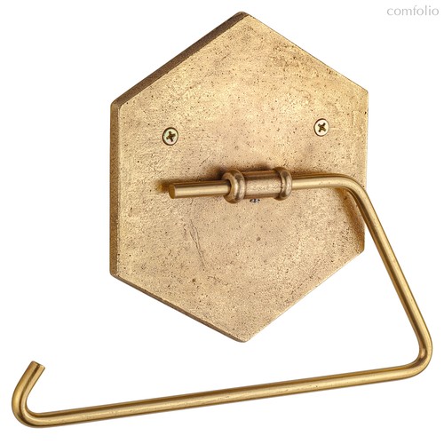 Держатель для туалетной бумаги СОТЫ, цвет Состаренная латунь - Covali