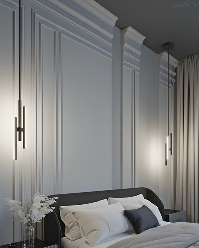 Чёрный светодиодный подвес Дойл, цвет черный - Louvre Home