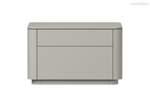Тумба прикроватная Tammi 2 ящика ширина 60 см (серо-бежевый) - Ellipse