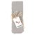 Салфетка сервировочная из умягченного льна серого цвета Essential, 45х45 см - Tkano