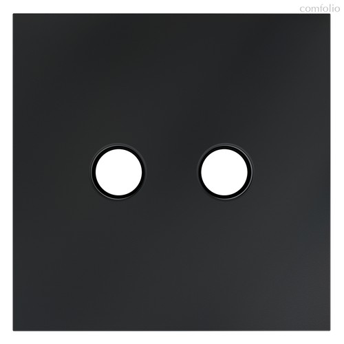 Накладка для розетки телевизионной оконечной TV+SAT, S70 графит - Voltum