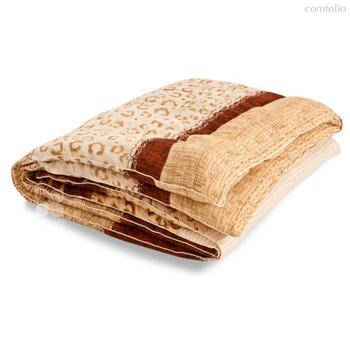 Одеяло стеганое Легкие сны Золотое руно с кантом теплое, 172x205 см - Агро-Дон