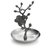 Подставка для колец Michael Aram "Чёрная орхидея" 10см (серебрист.) - Michael Aram