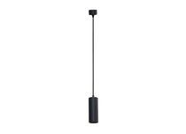 LED светильник подвесной, 15Вт, D57хH150мм, L1500мм, 1167Лм, 38°, 4000К, IP20, Ra >90, черный RAL9005, блок питания в комплекте - Donolux